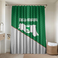 Italy Emilia-Romagna Bathroom Set Map With Flag Style - Wonder Print Shop