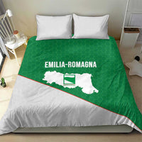 Italy Emilia-Romagna Bedding Set Map With Flag Style - Wonder Print Shop