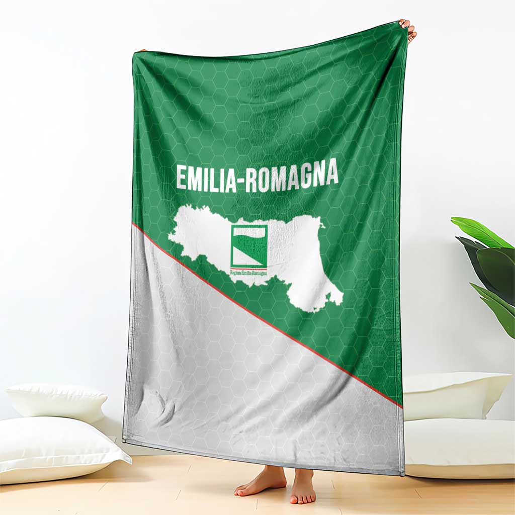 Italy Emilia-Romagna Blanket Map With Flag Style - Wonder Print Shop