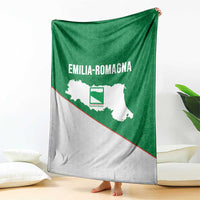 Italy Emilia-Romagna Blanket Map With Flag Style - Wonder Print Shop