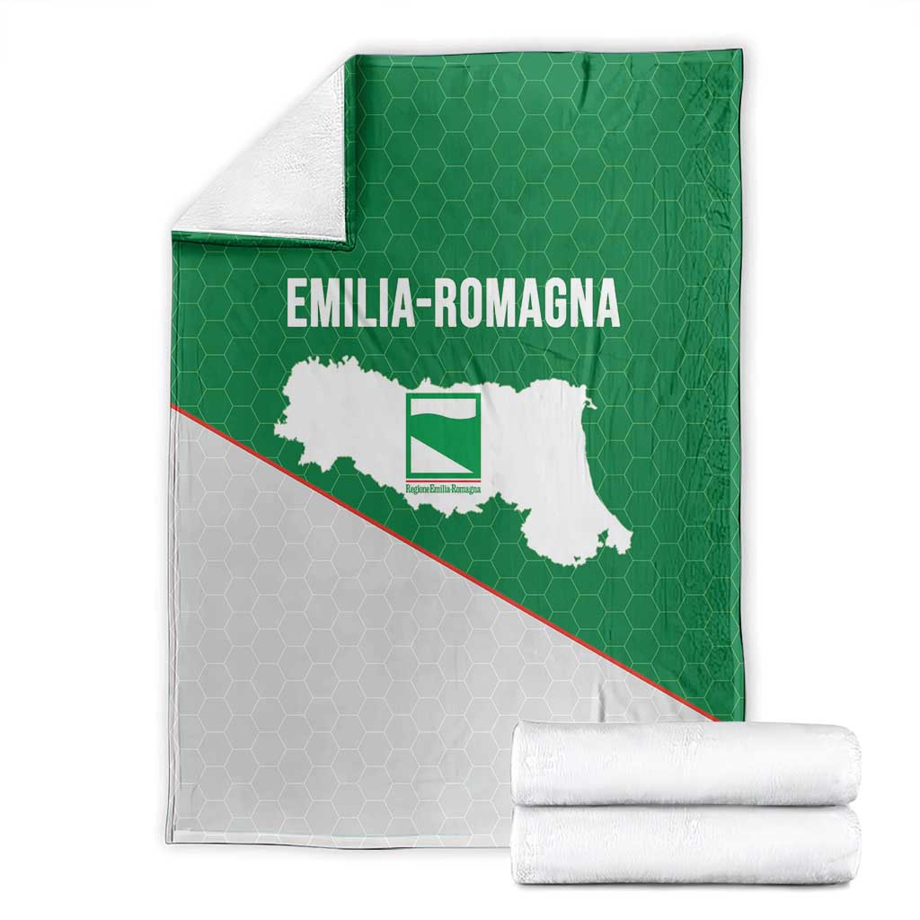 Italy Emilia-Romagna Blanket Map With Flag Style - Wonder Print Shop