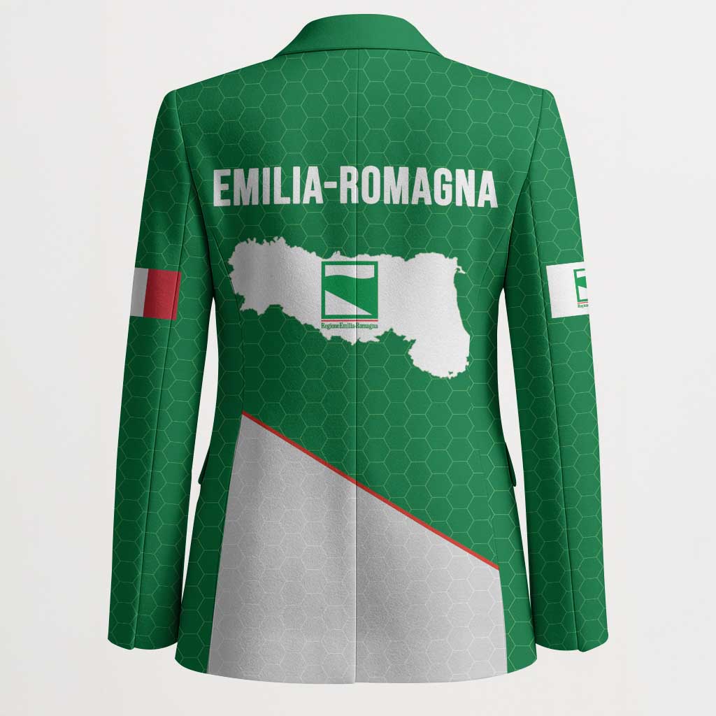 Italy Emilia-Romagna Blazer Map With Flag Style - Wonder Print Shop