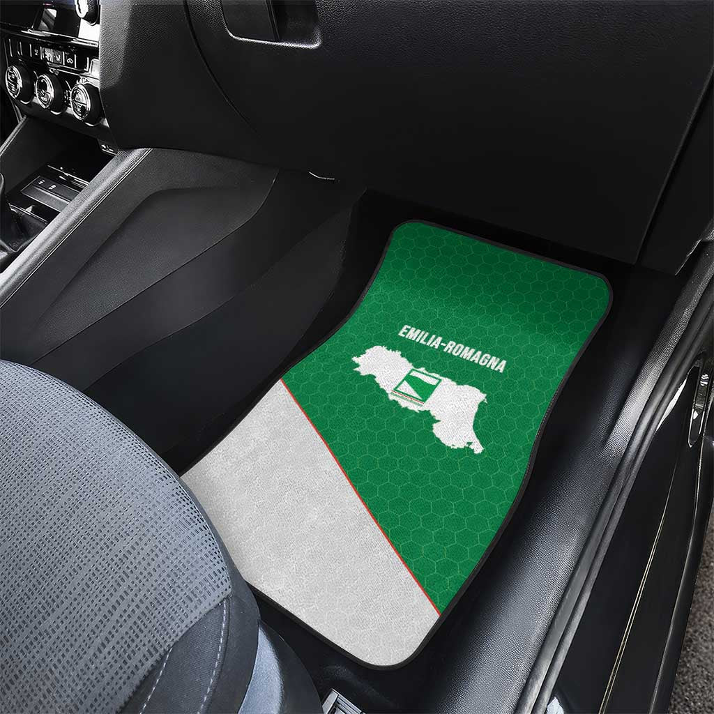 Italy Emilia-Romagna Car Mats Map With Flag Style - Wonder Print Shop