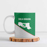 Italy Emilia-Romagna Ceramic Mug Map With Flag Style - Wonder Print Shop