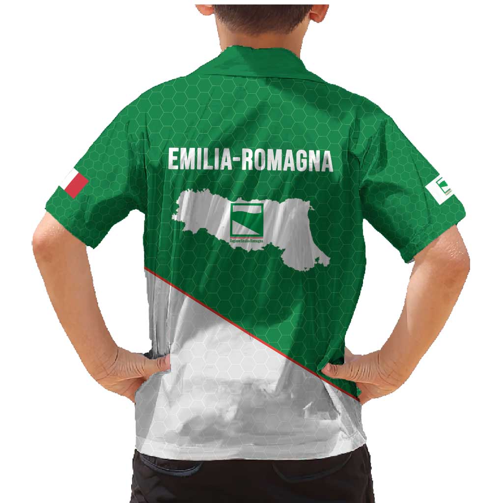 Italy Emilia-Romagna Family Matching Mermaid Dress and Hawaiian Shirt Map With Flag Style LT19