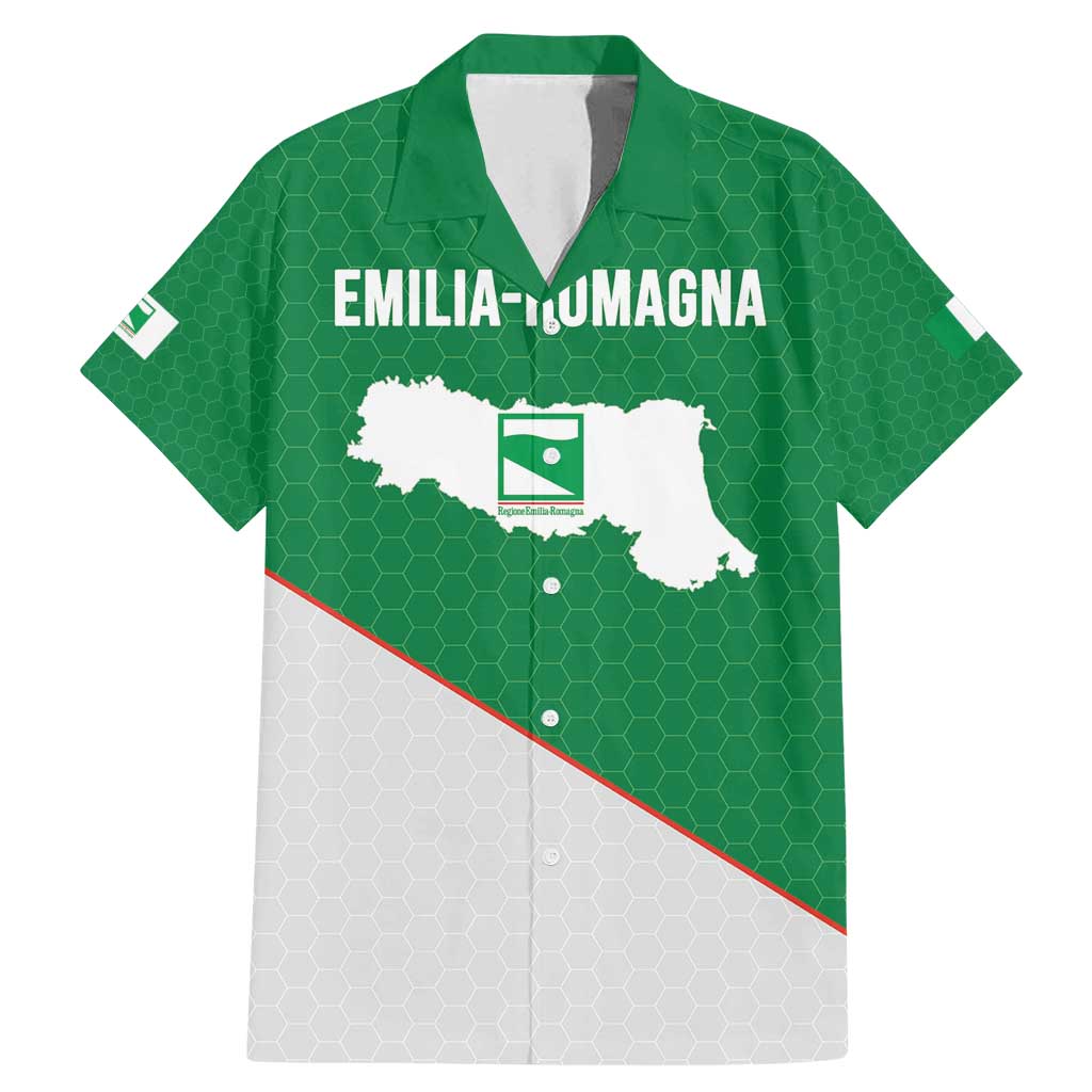 Italy Emilia-Romagna Family Matching Mermaid Dress and Hawaiian Shirt Map With Flag Style LT19