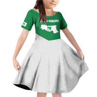 Italy Emilia-Romagna Family Matching Off Shoulder Short Dress and Hawaiian Shirt Map With Flag Style LT19