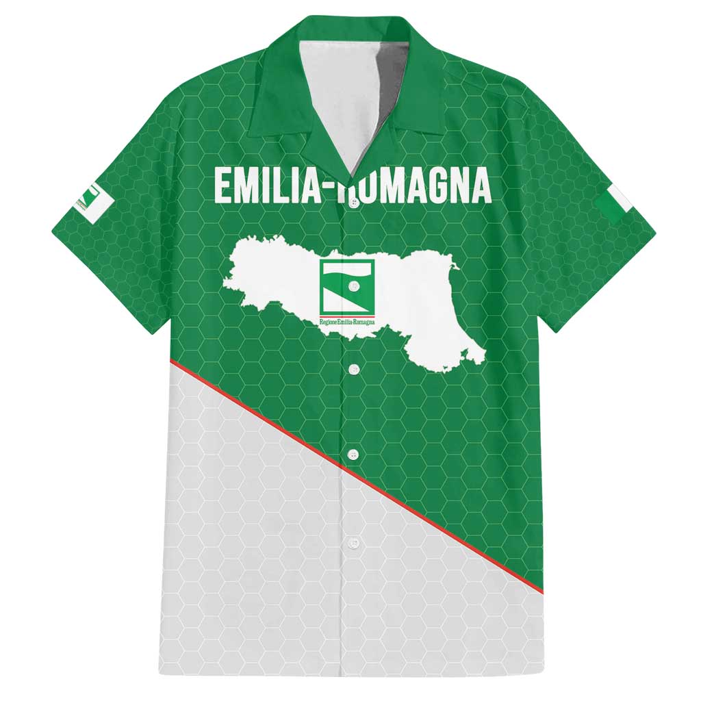 Italy Emilia-Romagna Family Matching Summer Maxi Dress and Hawaiian Shirt Map With Flag Style LT19