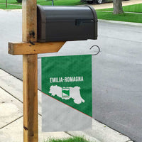 Italy Emilia-Romagna Garden Flag Map With Flag Style - Wonder Print Shop