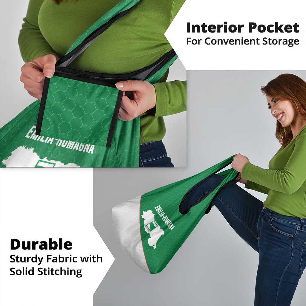 Italy Emilia-Romagna Grocery Bag Map With Flag Style - Wonder Print Shop