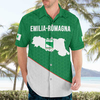 Italy Emilia-Romagna Hawaiian Shirt Map With Flag Style LT19