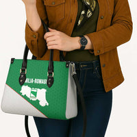 Italy Emilia-Romagna Leather Bag Map With Flag Style - Wonder Print Shop