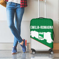 Italy Emilia-Romagna Luggage Cover Map With Flag Style - Wonder Print Shop