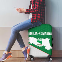 Italy Emilia-Romagna Luggage Cover Map With Flag Style - Wonder Print Shop