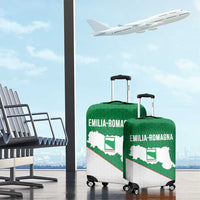 Italy Emilia-Romagna Luggage Cover Map With Flag Style - Wonder Print Shop