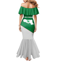 Italy Emilia-Romagna Mermaid Dress Map With Flag Style LT19