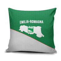 Italy Emilia-Romagna Pillow Cover Map With Flag Style - Wonder Print Shop