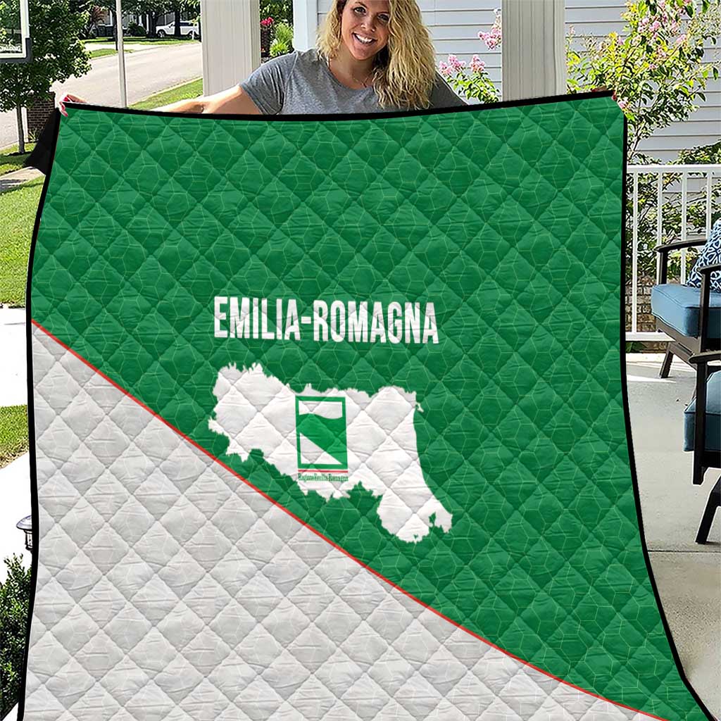 Italy Emilia-Romagna Quilt Map With Flag Style - Wonder Print Shop