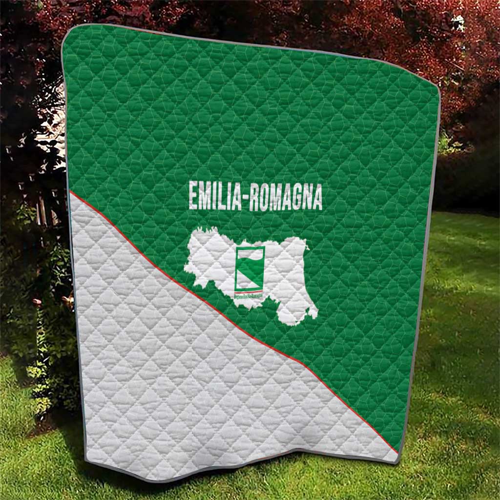 Italy Emilia-Romagna Quilt Map With Flag Style - Wonder Print Shop