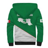 Italy Emilia-Romagna Sherpa Hoodie Map With Flag Style LT19