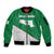 Italy Emilia-Romagna Sleeve Zip Bomber Jacket Map With Flag Style LT19