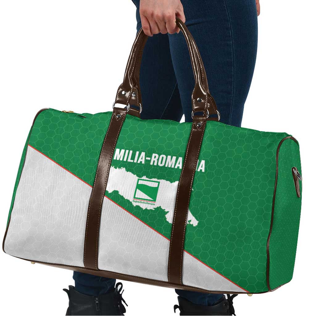 Italy Emilia-Romagna Travel Bag Map With Flag Style - Wonder Print Shop