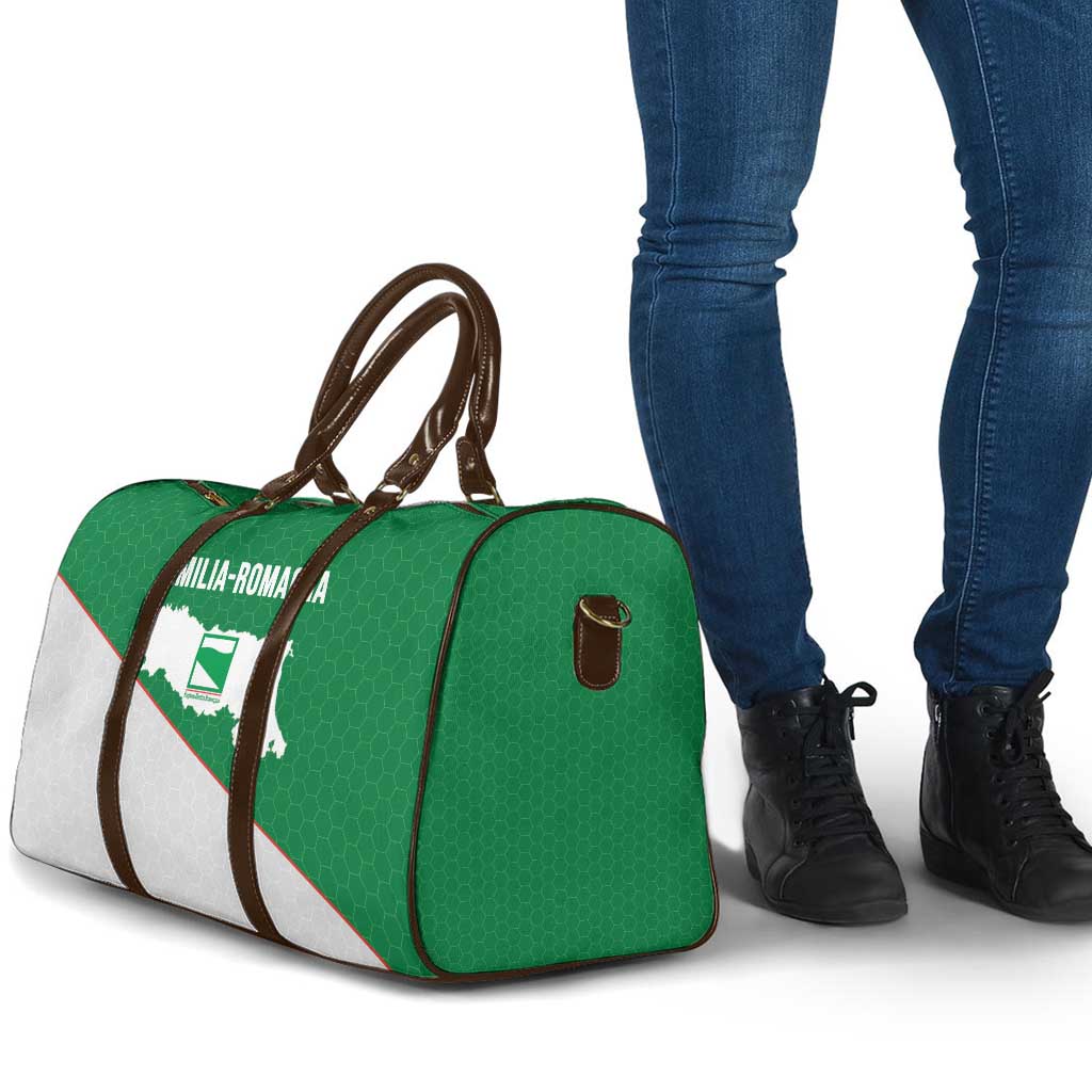 Italy Emilia-Romagna Travel Bag Map With Flag Style - Wonder Print Shop