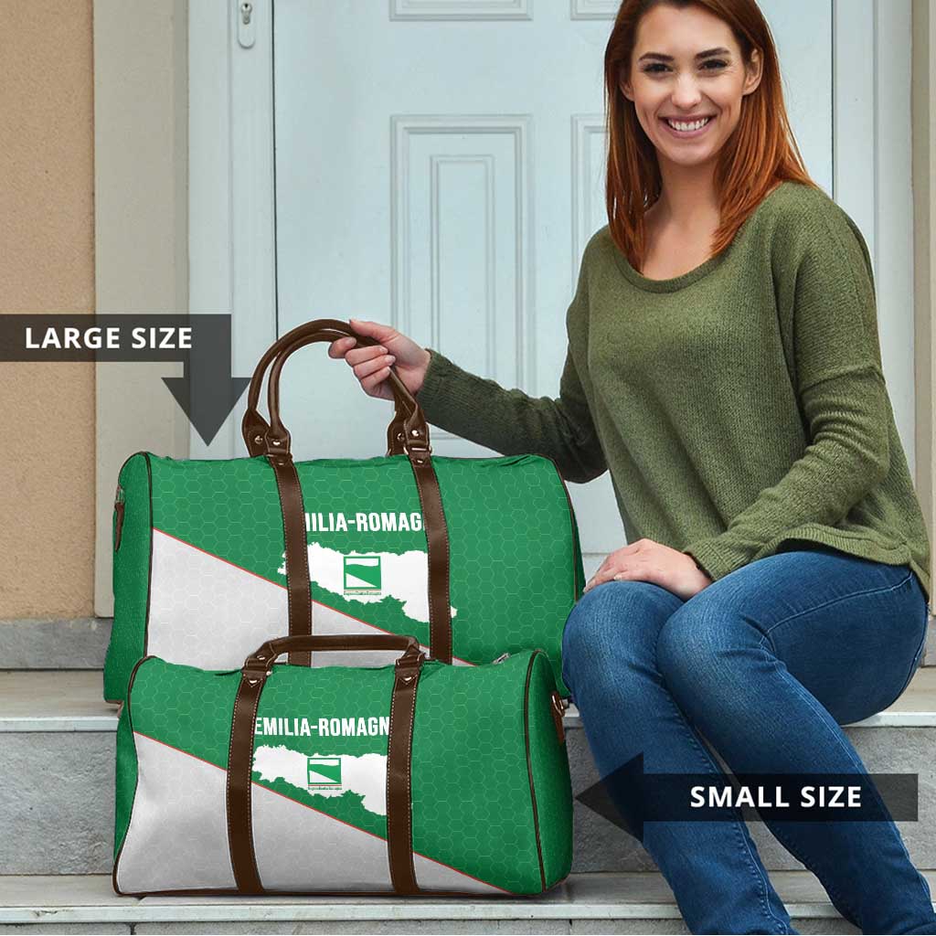 Italy Emilia-Romagna Travel Bag Map With Flag Style - Wonder Print Shop