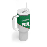 Italy Emilia-Romagna Tumbler With Handle Map With Flag Style - Wonder Print Shop