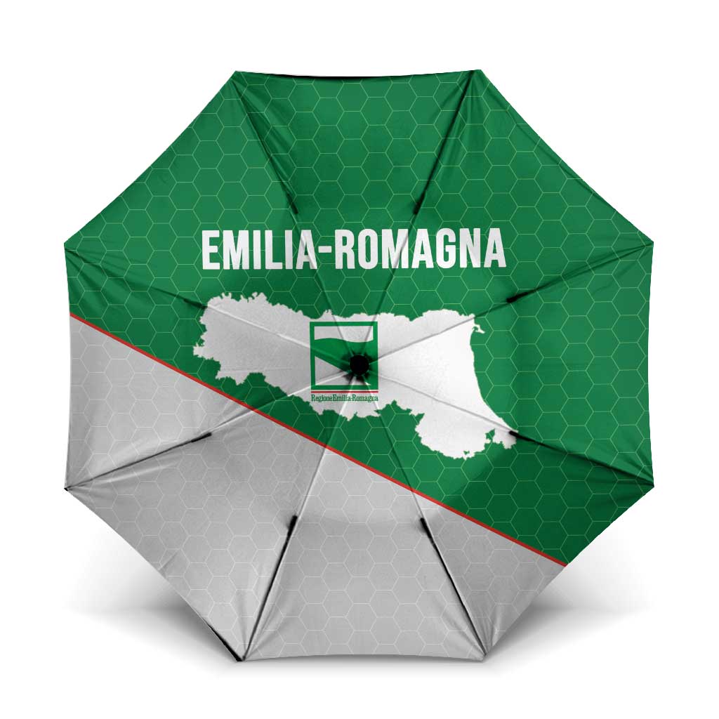 Italy Emilia-Romagna Umbrella Map With Flag Style - Wonder Print Shop
