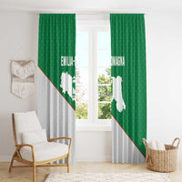 Italy Emilia-Romagna Window Curtain Map With Flag Style - Wonder Print Shop
