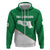 Italy Emilia-Romagna Zip Hoodie Map With Flag Style LT19