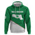Italy Emilia-Romagna Zip Hoodie Map With Flag Style LT19