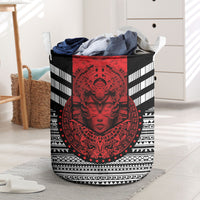 Mexico Aztec Warrior Goddess Laundry Basket Tribal Aztec Heritage