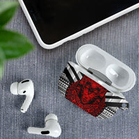 Mexico Aztec Warrior Goddess AirPods Case Tribal Aztec Heritage