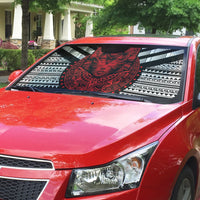 Mexico Aztec Warrior Goddess Auto Sun Shade Tribal Aztec Heritage