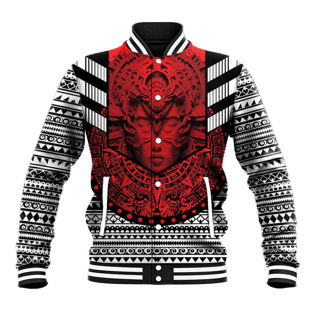 Mexico Aztec Warrior Goddess Baseball Jacket Tribal Aztec Heritage
