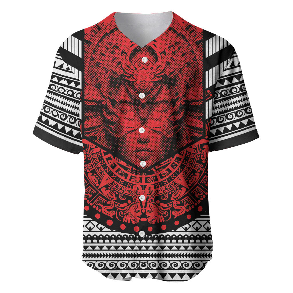 Mexico Aztec Warrior Goddess Baseball Jersey Tribal Aztec Heritage