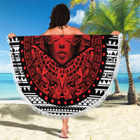 Mexico Aztec Warrior Goddess Beach Blanket Tribal Aztec Heritage