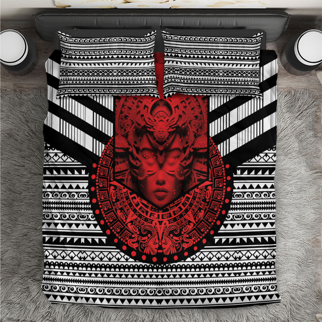Mexico Aztec Warrior Goddess Bedding Set Tribal Aztec Heritage