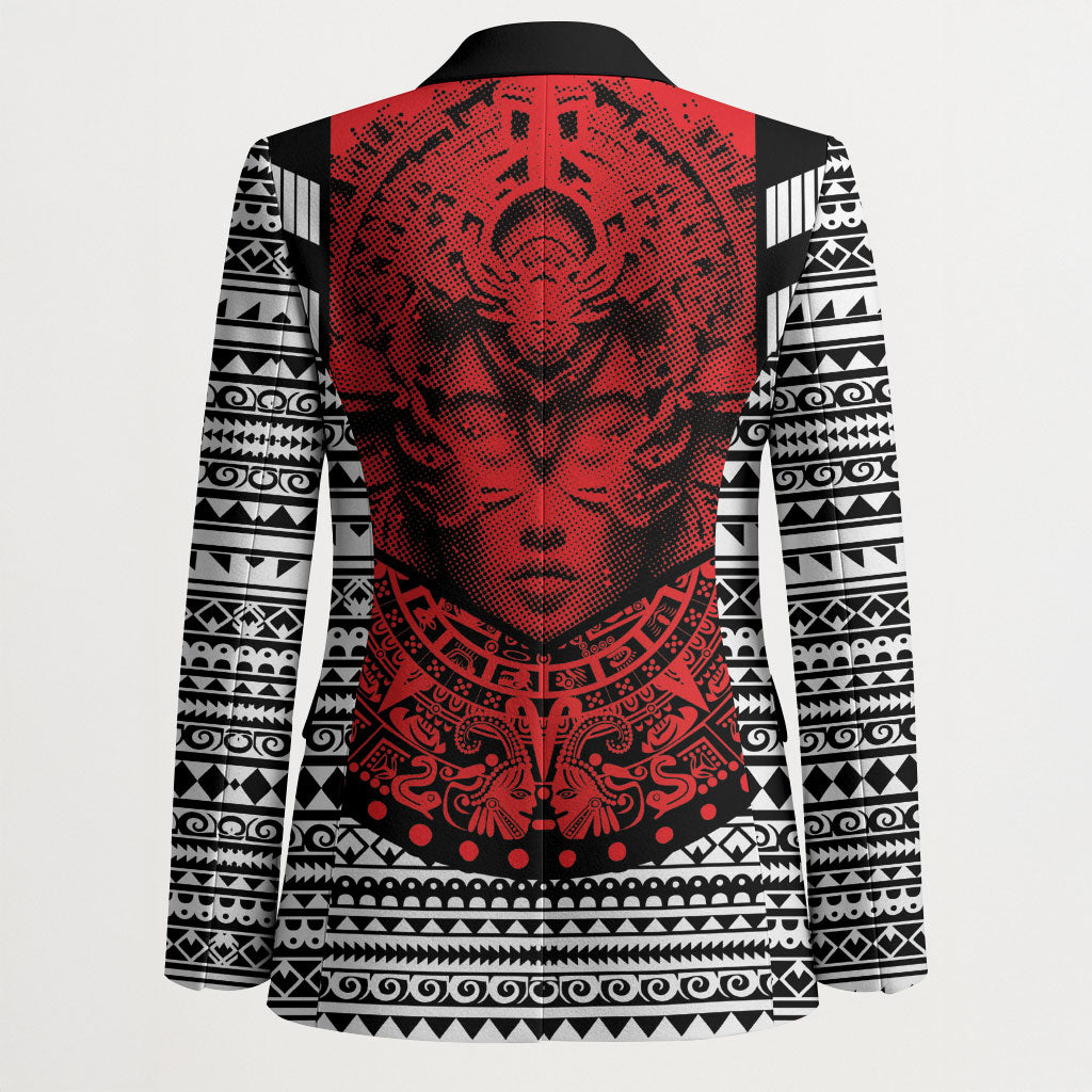 Mexico Aztec Warrior Goddess Blazer Tribal Aztec Heritage