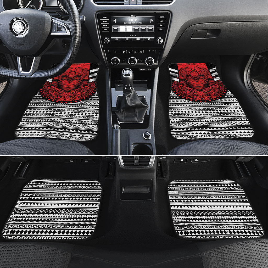 Mexico Aztec Warrior Goddess Car Mats Tribal Aztec Heritage