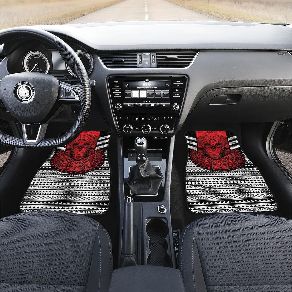 Mexico Aztec Warrior Goddess Car Mats Tribal Aztec Heritage