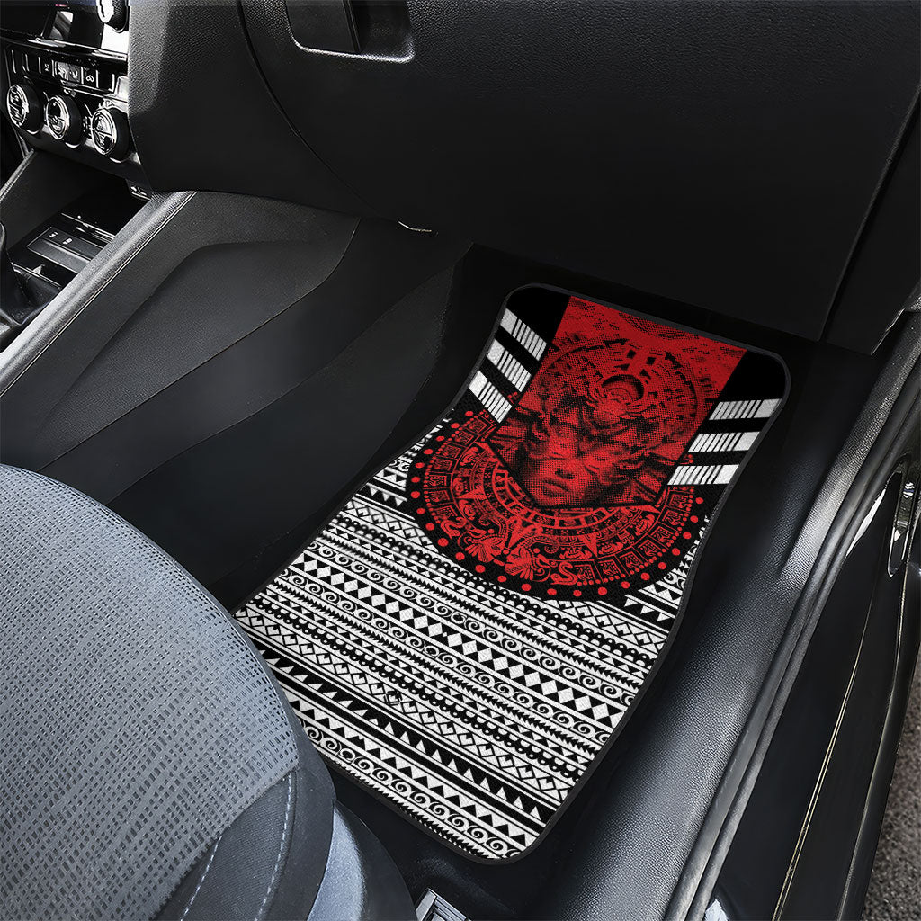Mexico Aztec Warrior Goddess Car Mats Tribal Aztec Heritage