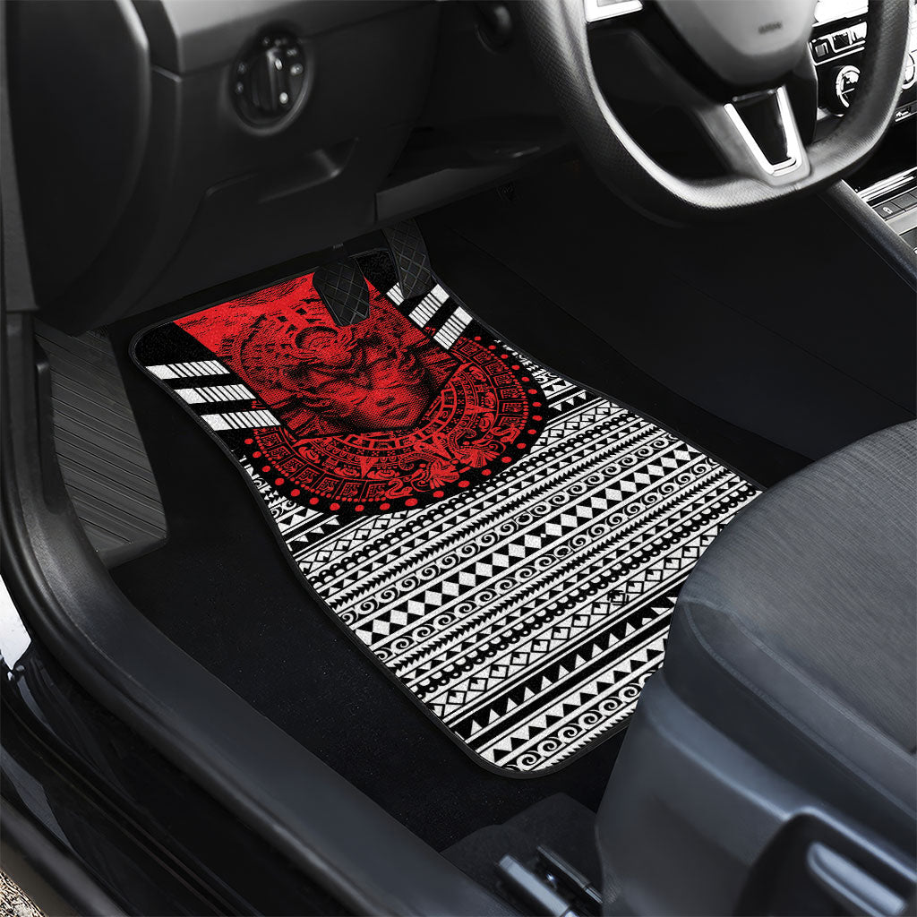 Mexico Aztec Warrior Goddess Car Mats Tribal Aztec Heritage