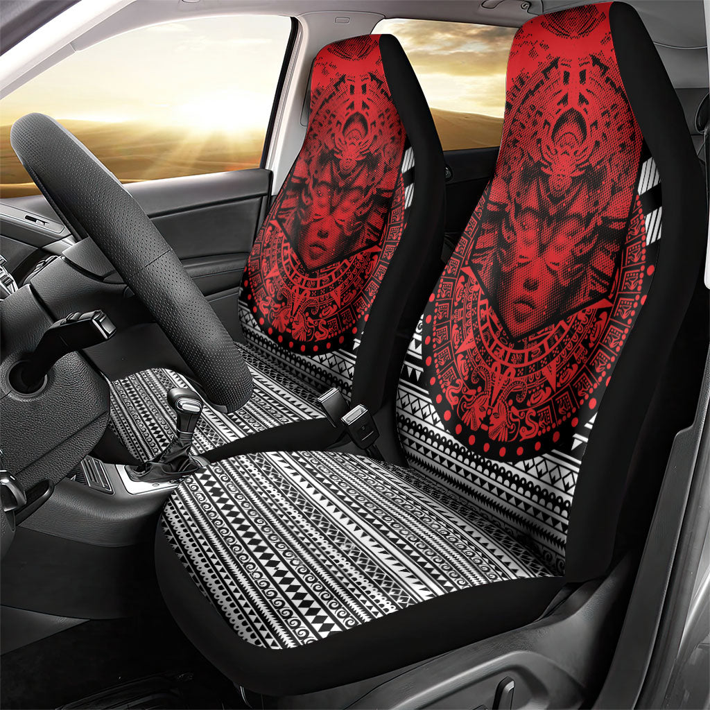 Mexico Aztec Warrior Goddess Car Seat Cover Tribal Aztec Heritage