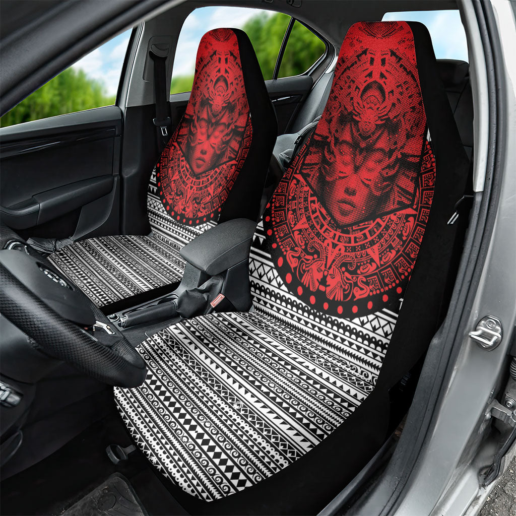 Mexico Aztec Warrior Goddess Car Seat Cover Tribal Aztec Heritage