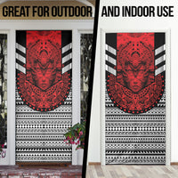 Mexico Aztec Warrior Goddess Door Cover Tribal Aztec Heritage