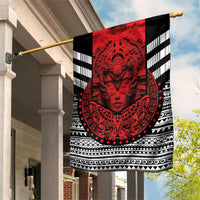 Mexico Aztec Warrior Goddess Garden Flag Tribal Aztec Heritage