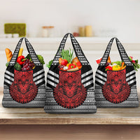 Mexico Aztec Warrior Goddess Grocery Bag Tribal Aztec Heritage